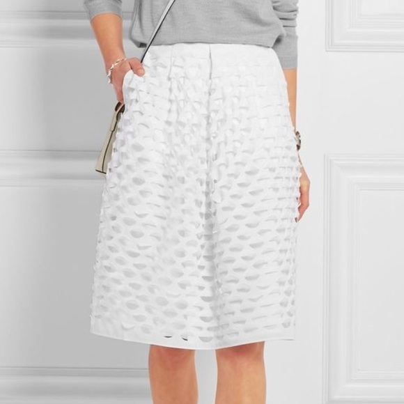 j crew white skirt